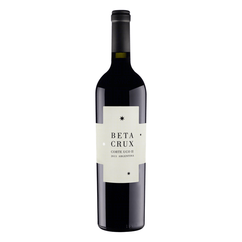 Vinho-Argentino-Tinto-Seco-Corte-Uco-II-Alfa-Crux-Beta-Crux-Malbec-Tempranillo-Merlot-Syrah-Mendoza-Garrafa-750ml