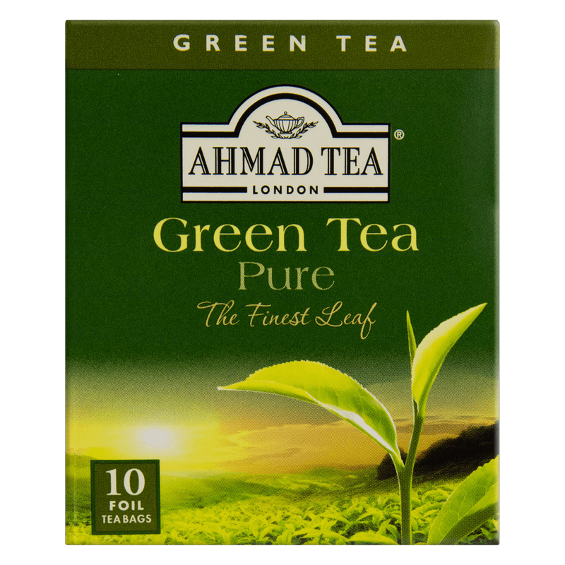 Chá Verde Pure Ahmad Tea London 10 Unidades de 20g