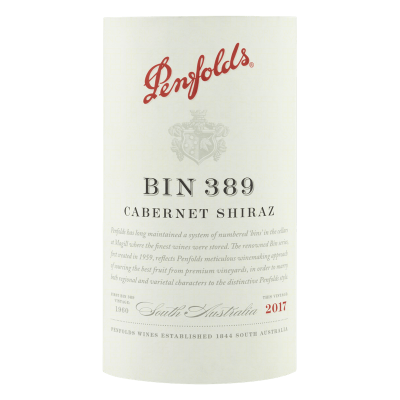 Vinho-Australiano-Tinto-Seco-Bin-389-Penfolds-Cabernet-Syrah-Garrafa-750ml-Rotulo-3