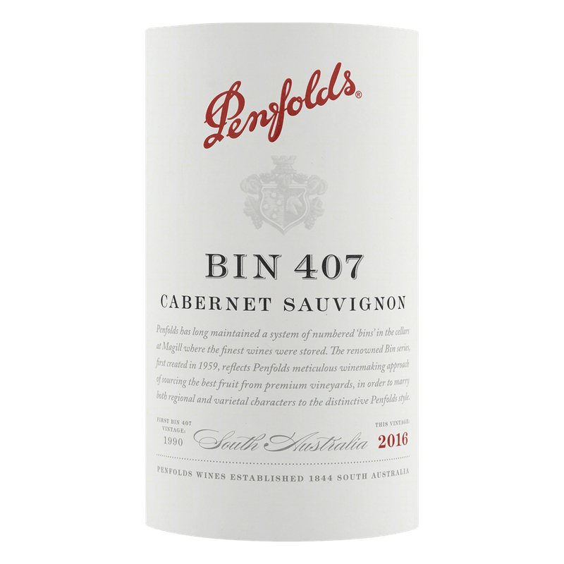 Vinho-Australiano-Tinto-Seco-Bin-407-Penfolds-Cabernet-Sauvignon-Garrafa-750ml-Rotulo-3