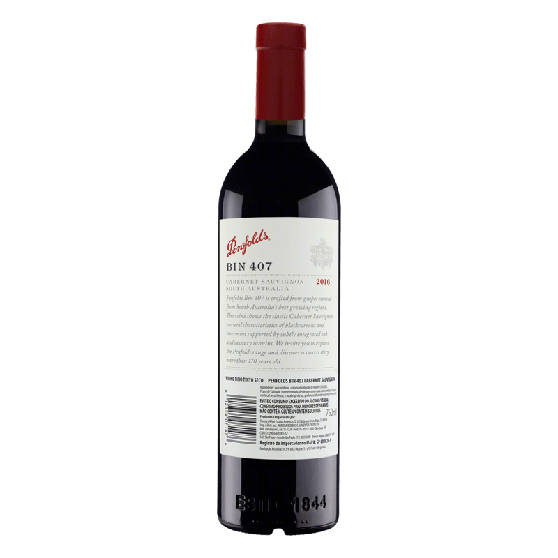 Vinho-Australiano-Tinto-Seco-Bin-407-Penfolds-Cabernet-Sauvignon-Garrafa-750ml-Verso-3