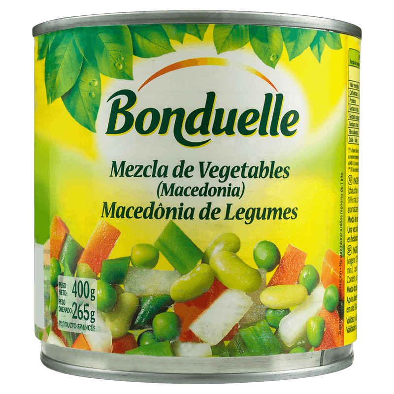 Macedonia-de-Legumes-em-Conserva-Bonduelle-Lata-Peso-Drenado-400g-Peso-Liquido-265g-Frente-1