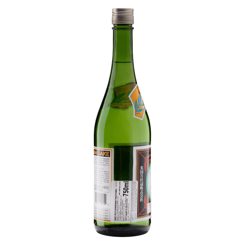 Saque-Seco-Tradicional-Gekkeikan-Garrafa-750ml-Esquerda-1