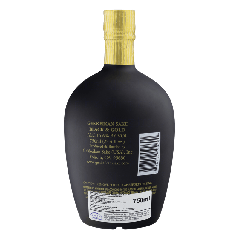 Saque-Seco-Black--Gold-Gekkeikan-Garrafa-750ml-Verso-1