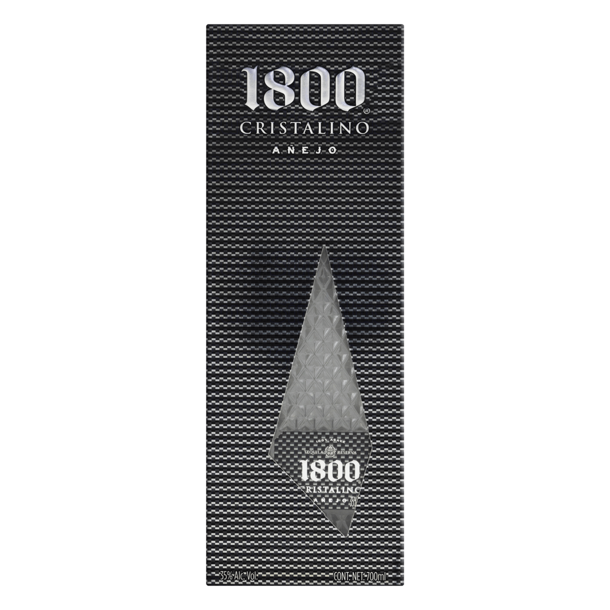 Tequila Reserva 1800 Cristalino 700ml Aurora Fine Brands