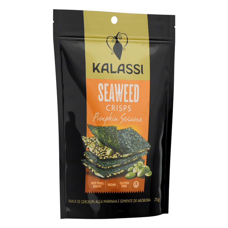 Snack-Gergelim-Alga-Marinha-e-Semente-de-Abobora-Kalassi-Pouch-25g-Esquerda-1