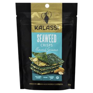 Snack De Gergelim, Alga Marinha e Amêndoa Kalassi Pouch 25g