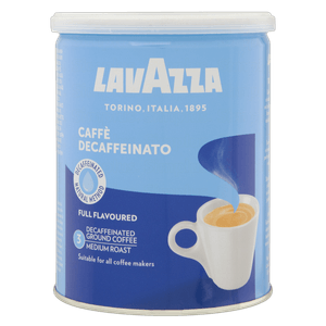 Café Torrado e Moído Descafeinado Lavazza Lata 250g