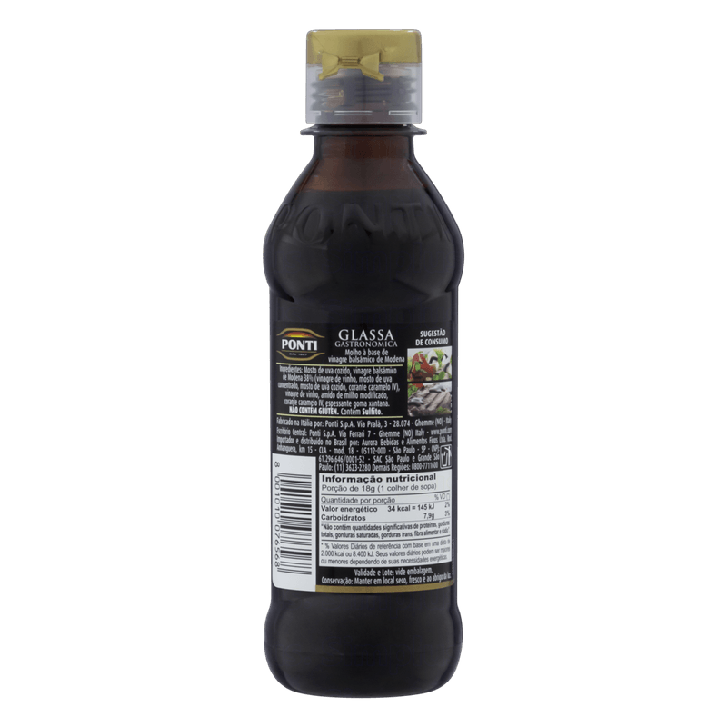 Molho-a-Base-de-Vinagre-Balsamico-de-Modena-Ponti-Frasco-250g-Verso-1