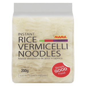 Massa Alimentícia de Arroz e Tapioca Vermicelli Mama Pacote 200g