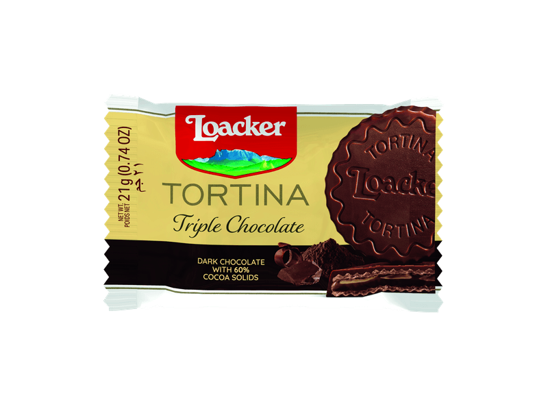 Biscoito-Italiano-Loacker-Tortina-Triple-Chocolate-3x21g