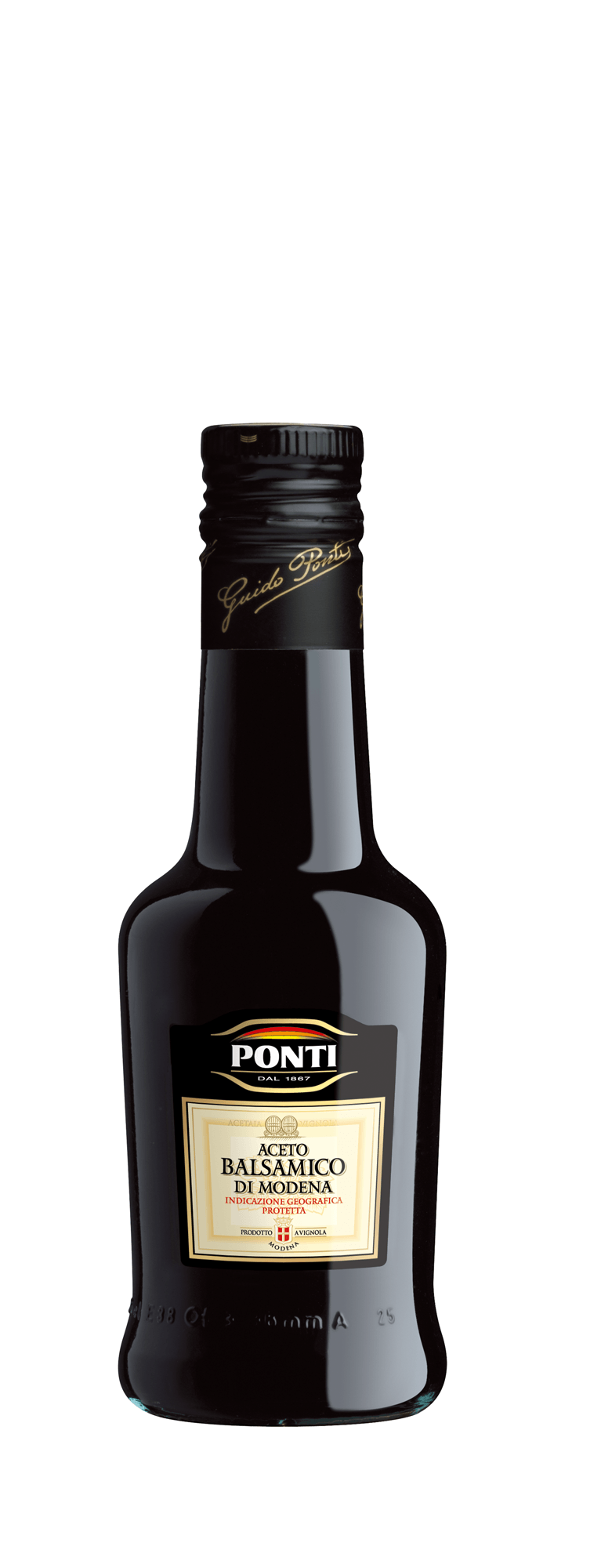 Vinagre-Balsamico-de-Modena-Ponti-Classic-Vidro-250ml-Frente3