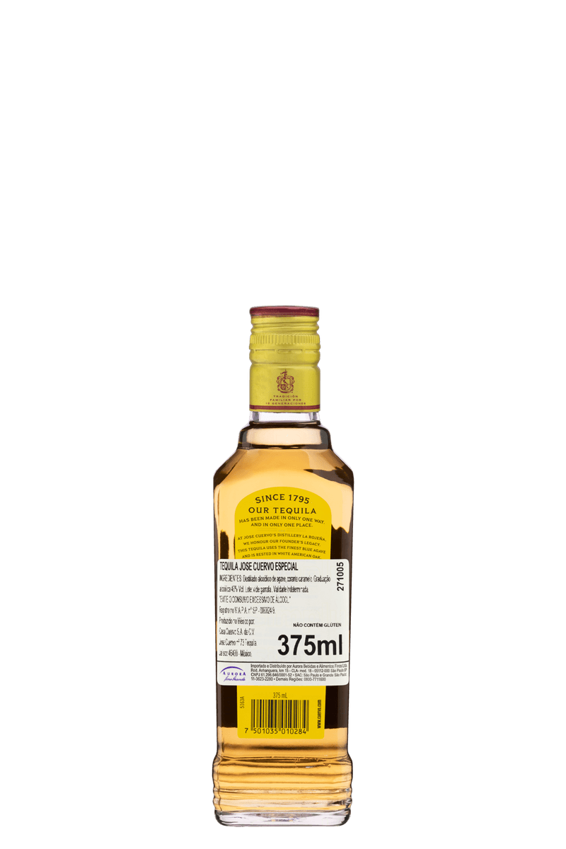 Tequila-Reposado-Jose-Cuervo-Especial-Garrafa-375ml-Verso-1