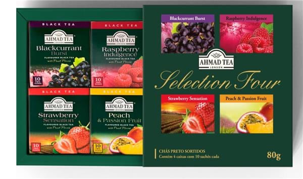 Chá Verde Pure Ahmad Tea London 10 Unidades de 20g