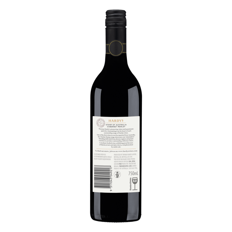 Vinho-Australiano-Tinto-Meio-Seco-Hardys-Stamp-of-Australia-Cabernet-Sauvignon-Merlot-South-Australia-Garrafa-750ml