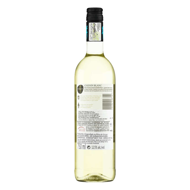 Vinho-Sul-africano-Branco-Seco-Kumala-Chenin-Blanc-Garrafa-750ml