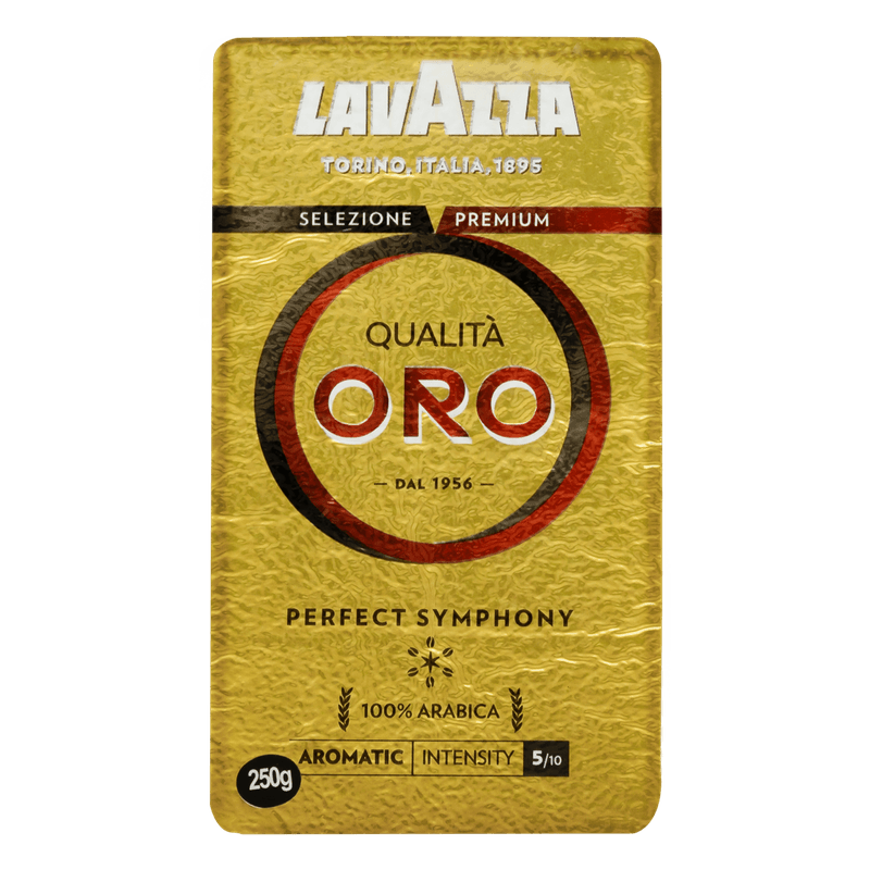 Cafe-Torrado-e-Moido-100--Premium-Arabica-Lavazza-Qualita-Oro-Vacuo-250g