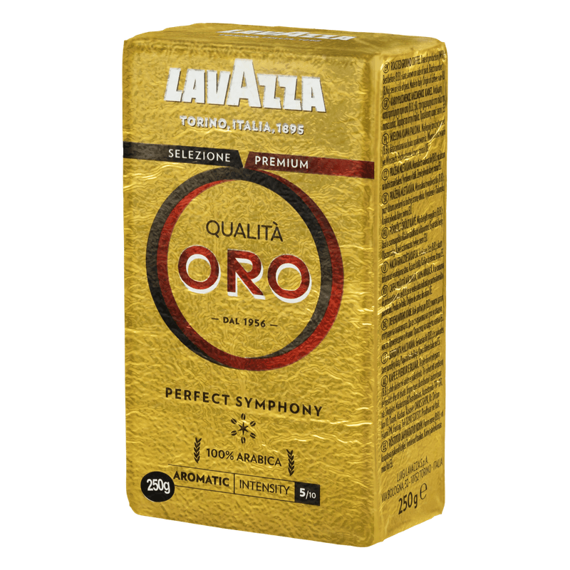 Cafe-Torrado-e-Moido-100--Premium-Arabica-Lavazza-Qualita-Oro-Vacuo-250g