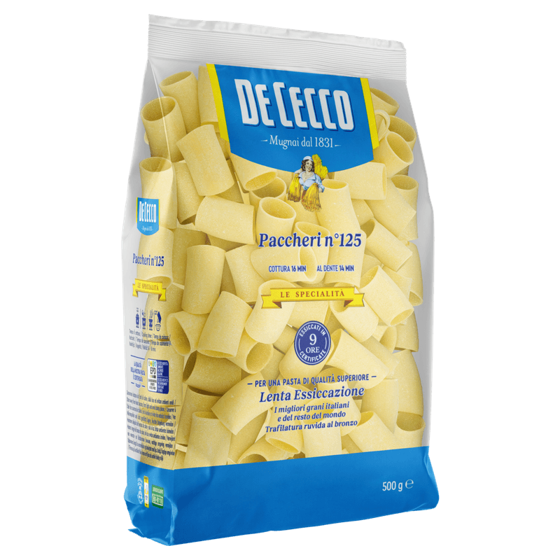 Macarrao-de-Trigo-Grano-Duro-Paccheri-125-De-Cecco-Pacote-500g