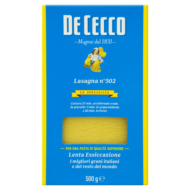 Massa-de-Lasanha-de-Trigo-Grano-Duro-502-De-Cecco-Caixa-500g