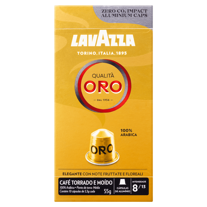 Cafe-em-Capsula-Torrado-e-Moido-Oro-Lavazza-NCC-Caixa-55g-10-Unidades