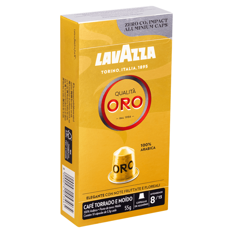 Cafe-em-Capsula-Torrado-e-Moido-Oro-Lavazza-NCC-Caixa-55g-10-Unidades