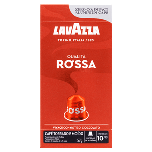 Café em Cápsula Torrado e Moído Rossa Lavazza NCC Caixa 55g 10 Unidades