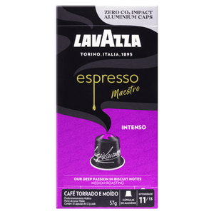 Café em Cápsula Torrado e Moído Intenso Lavazza NCC Caixa 57g 10 Unidades