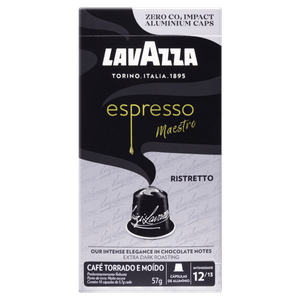 Café em Cápsula Torrado e Moído Ristretto Lavazza NCC Caixa 57g 10 Unidades
