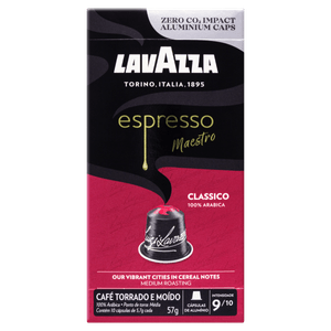 Café em Cápsula Torrado e Moído Clássico Lavazza NCC Caixa 57g 10 Unidades