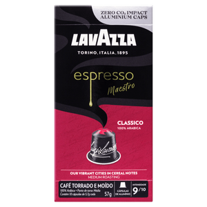 Café em Cápsula Torrado e Moído Clássico Lavazza NCC Caixa 55g 10 Unidades