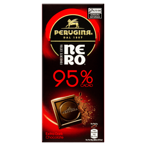 Chocolate Italiano Amargo 95% Cacau Extra Dark Perugina Nero Caixa 85g