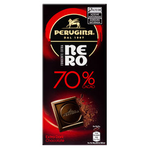 Chocolate Italiano Amargo 70% Cacau Extra Dark Perugina Nero Caixa 85g