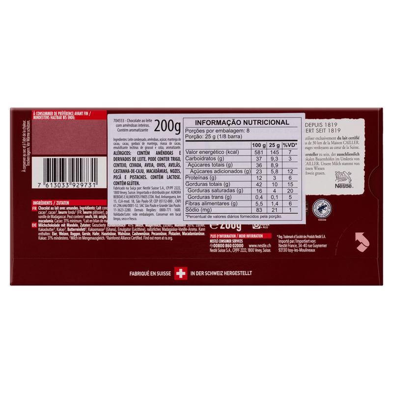 Chocolate-Suico-ao-Leite-31--Cacau-com-Amendoas-inteiras-Cailler-Tablete-de-200g