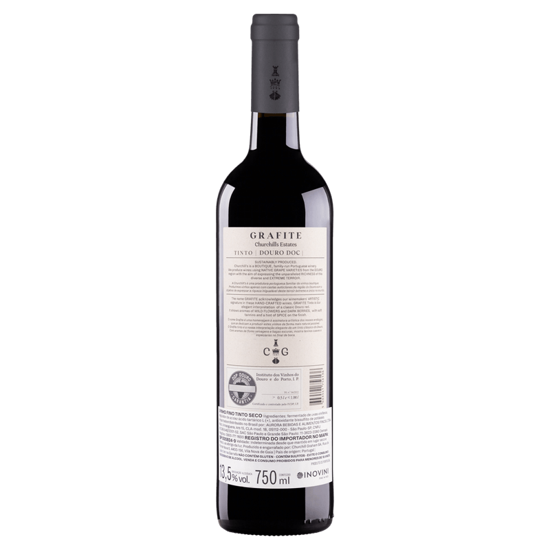 Vinho-Portugues-Tinto-Seco-Churchill-s-Grafite-Estates-DOC-Douro-Garrafa-750ml