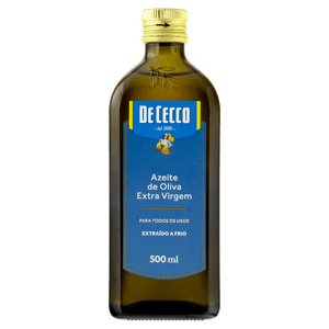 Azeite de Oliva Extra Virgem Italiano Extraído a Frio De Cecco 500ml