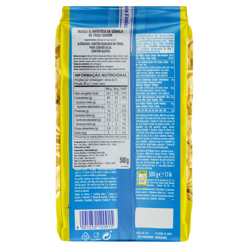 Macarrao-de-Trigo-Grano-Duro-Orecchiette-91-De-Cecco-Pacote-500g