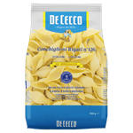 Macarrao-de-Trigo-Grano-Duro-Conchiglioni-Rigati-126-De-Cecco-Pacote-500g