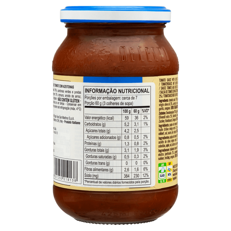 Molho-de-Tomate-Sugo-alla-Siciliana-com-Azeitona-De-Cecco-Vidro-400g