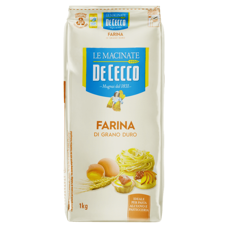 Farinha-de-Semola-de-Trigo-Duro-De-Cecco-Pacote-1kg
