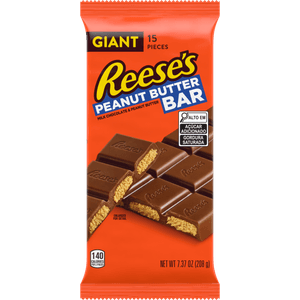 Chocolate ao Leite com Pasta de Amendoin Reese's Giant Bar 208g