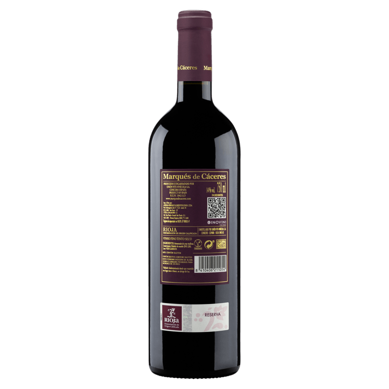 Vinho-Espanhol-Tinto-Seco-Marques-de-Caceres-Reserva-Garrafa-750ml
