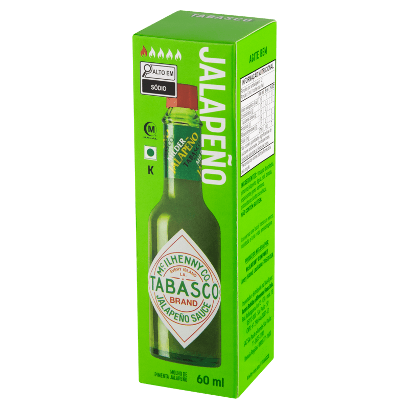 Molho-de-Pimenta-Jalapeño-Verde-Suave-TABASCO®-Vidro-60ml
