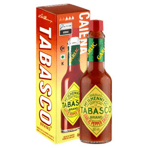 Molho de Pimenta Vermelha Caiena com Alho TABASCO® Vidro 60ml