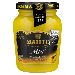 Mostarda Dijon com Mel Maille Vidro 230g