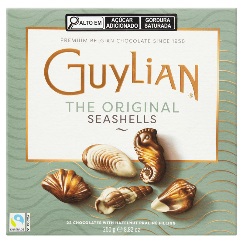 Conchinhas-de-chocolate-Belga-ao-leite-com-recheio-de-Praline-de-Avela---250g---22-Bombons---Guylian