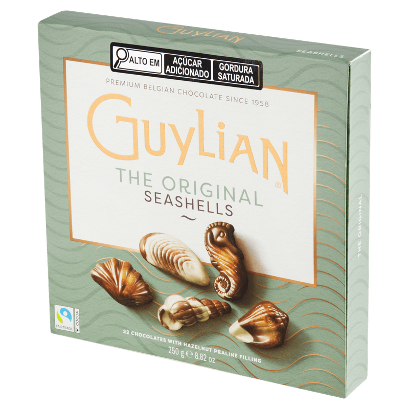 Conchinhas-de-chocolate-Belga-ao-leite-com-recheio-de-Praline-de-Avela---250g---22-Bombons---Guylian