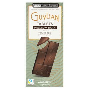 Chocolate Belga Amargo 72% Cacau Guylian Premium Caixa 100g 4 Unidades de 25g Cada