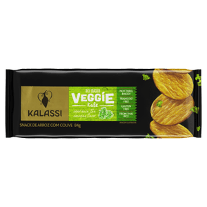 Snack de Arroz com Couve Kalassi Veggie Pacote 84g