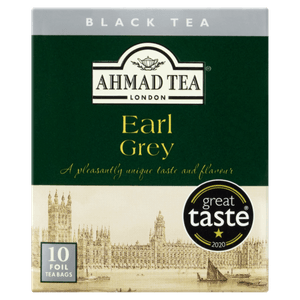 Chá Preto Earl Grey Ahmad Tea London Caixa 20g 10 Unidades